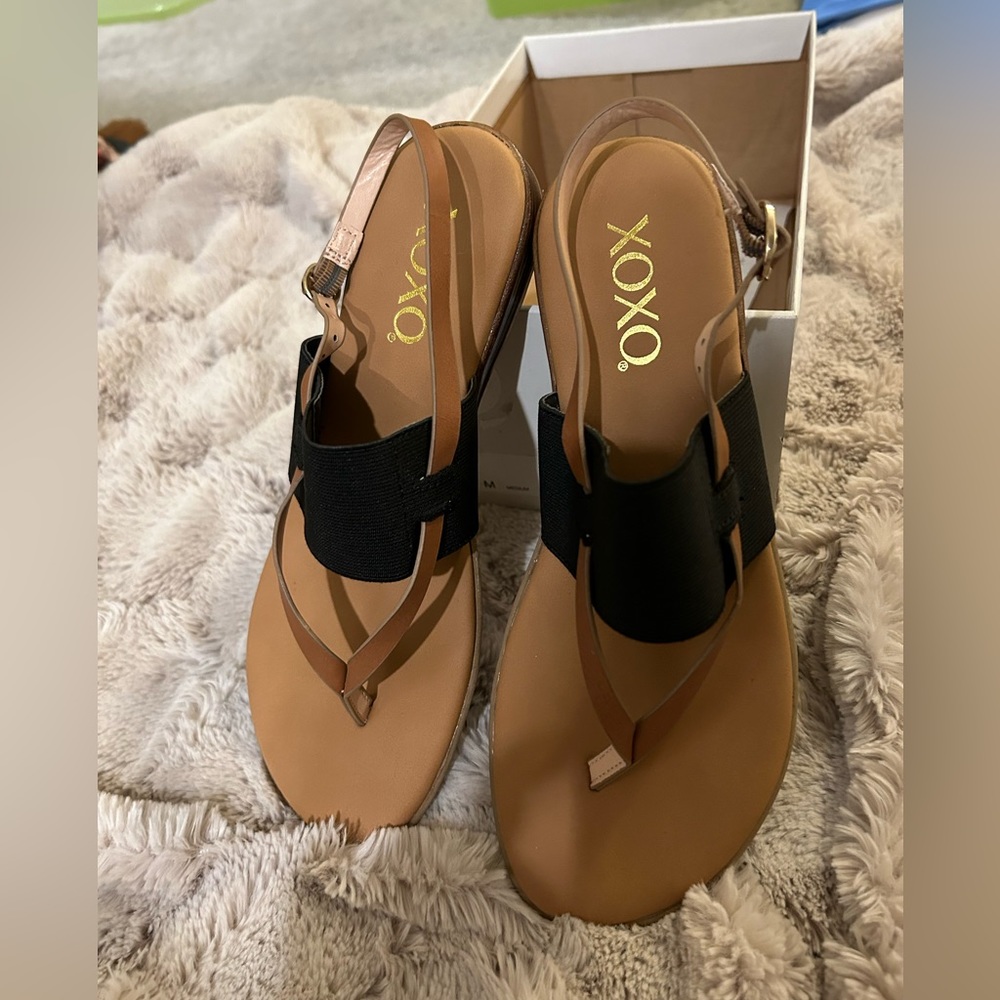 NIB XOXO Sandals size 6.5